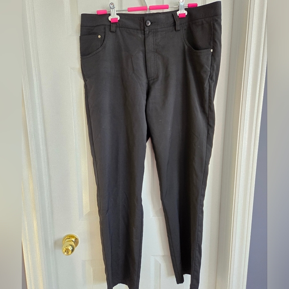 (36x32) Puma Casual Trousers Black - Picture 2 of 10